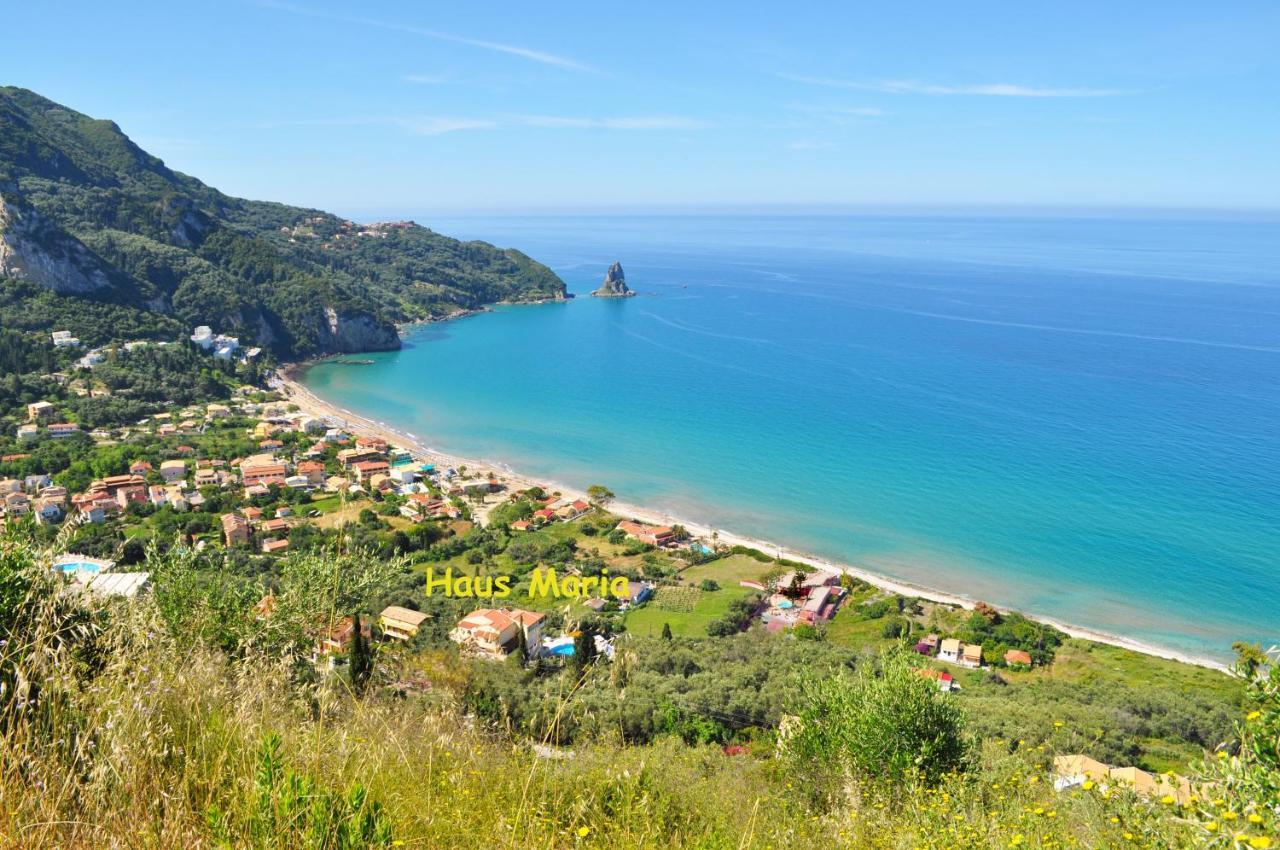 Holiday Apartments Maria With Pool - Agios Gordios Beach Exterior photo